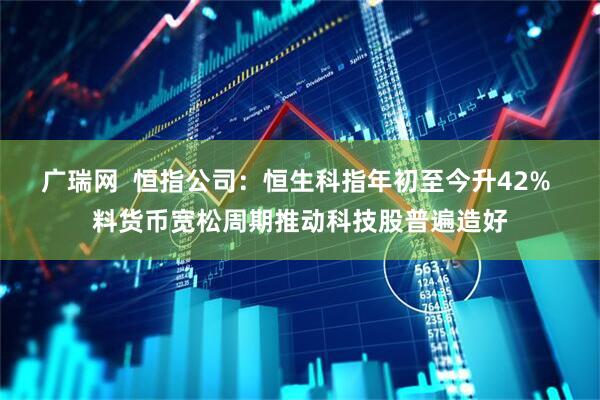 广瑞网  恒指公司：恒生科指年初至今升42% 料货币宽松周期推动科技股普遍造好