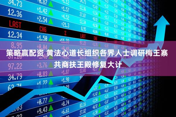 策略赢配资 黄法心道长组织各界人士调研梅王寨 共商扶王殿修复大计